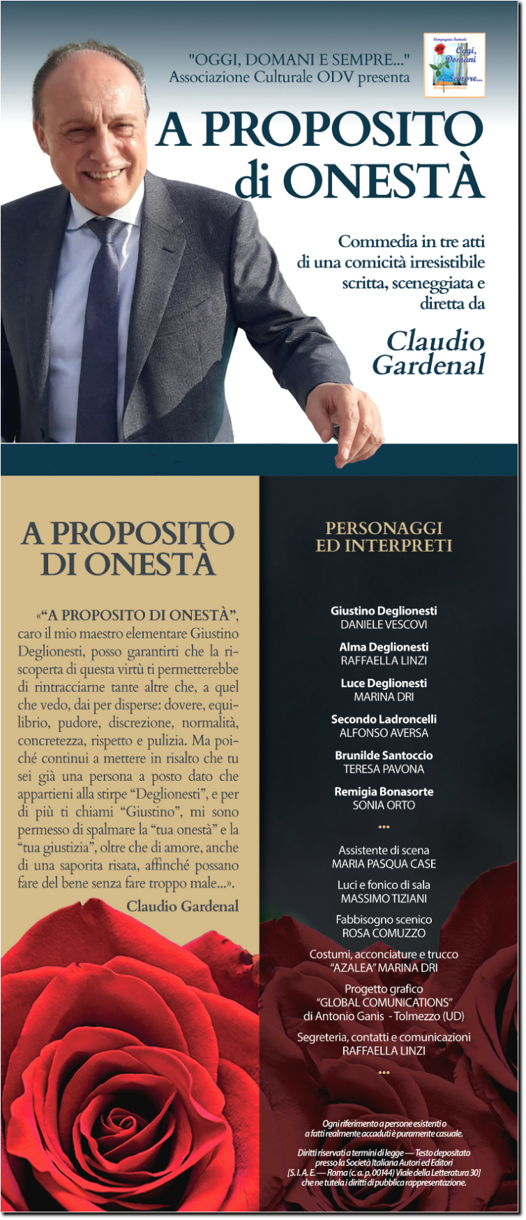 A proposito di onestà