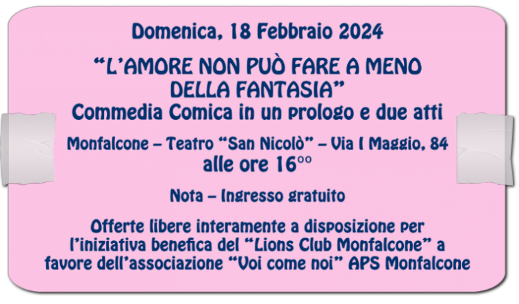 L'amore non può fare a meno della fantasia