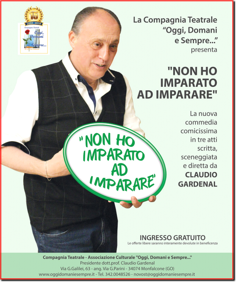 Non ho imparato ad imparare